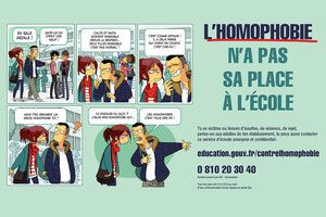 Une campagne contre l'homophobie à l'école