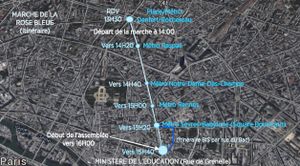 Itinéraire de la marche