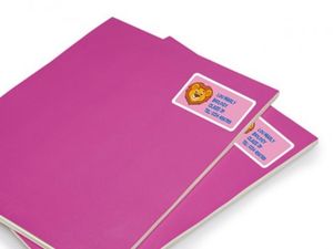 autocollants livres, cahiers