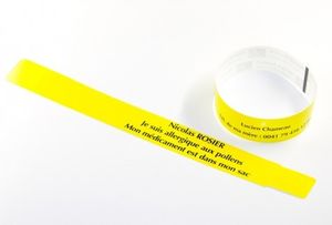 Bracelets d'identification