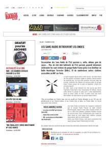 LES SANS RADIO RETROUVENT LES ONDES