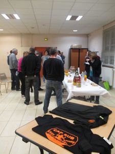 Pot de bienvenue/beaujolais nouveau