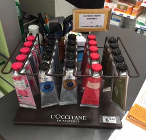 Pour le soin de vos mains pensez à Occitane présent à la pharmacie du Thouet