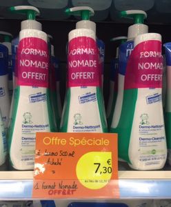 Offre exceptionnelle Mustela dermo-nettoyant