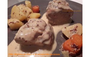 Filet mignon de porc à la moutarde à l'ancienne
