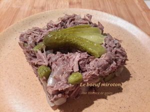 Le boeuf miroton