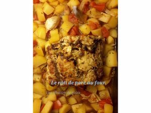 Rôti de porc au four