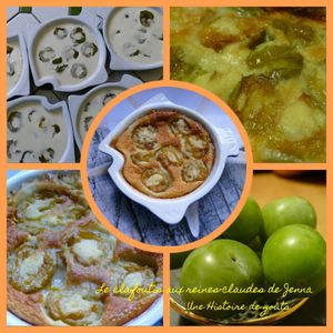 Clafoutis aux reines-claudes sans gluten