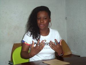 L'artiste Charlotte Dipanda.