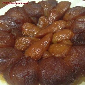Tatin désirée, au cœur de poires fondantes
