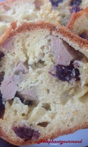 Cake foie gras - cranberries pour des papilles qui aiment être surprises