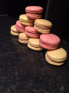 Macarons ganache choco Milka