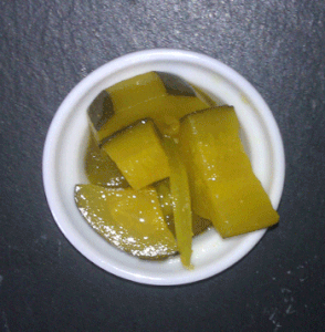 Courgettes au curry