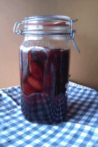 Prunes au vinaigre