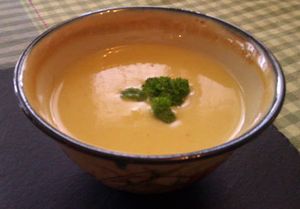 Crème de panais aux pommes