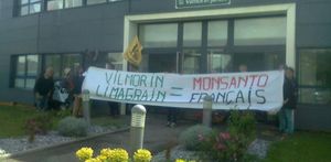 Contre l’appropriation de nos semences : La Conf’ occupe Vilmorin-Limagrain !