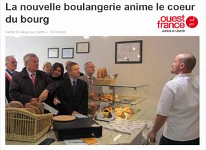 Une nouvelle boulangerie à Ste-Scolasse-sur-sarthe