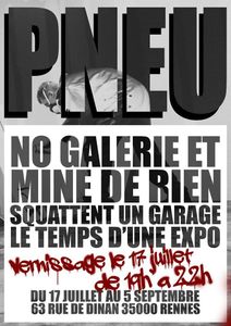 NO GALERIE EN MODE GARAGE POUR L'EXPO PNEU