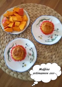Muffins potimarron coco