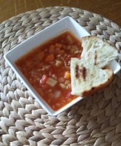 Potage tomates / épeautre