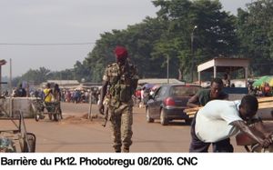 Centrafrique: Démonstration de forces de la Séléka cette nuit au Pk12. Incroyable mais vrai.