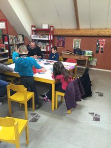 Travail d'illustration avec Thierry.