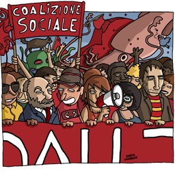 Nouvelles de l'action en Italie. Nasce “COALIZIONE SOCIALE” : 6 e 7 giugno assemblea a Roma