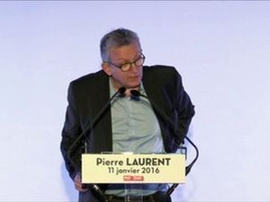 Discours de Pierre Laurent, secrétaire national du PCF, lundi 11 janvier 2016 – Espace Niemeyer.