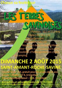 Trail : les terres Savinoises & Journée : four à pain - dimanche 2 août