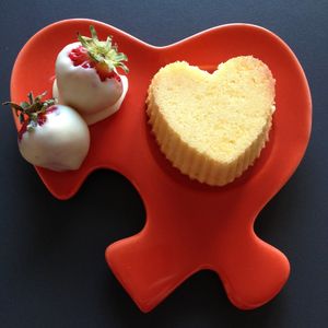 Fraises enrobées de chocolat blanc