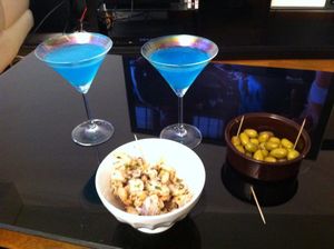 Recette : cocktail blue bird
