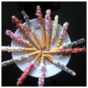 Recette mikado de gressins