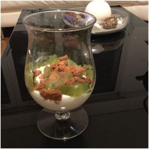 recette fromage blanc kiwi spéculos