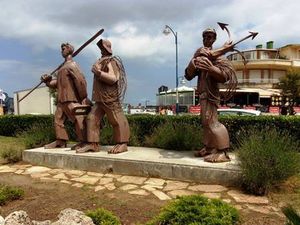 Statuaire des pêcheurs.