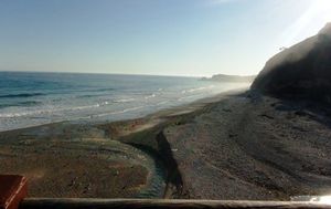 Passage en bord de mer.
