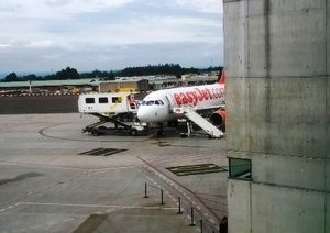 Lavacolla - Mon avion vers Genève.