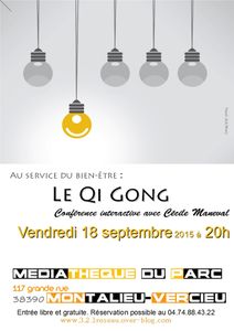 Découverte du Qi Gong : conférence interactive vendredi 18 septembre à 20h