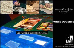 Porte Ouverte des Ateliers - Mercredi 22 juin 2016