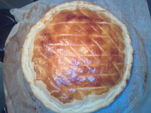 Galette Frangipane et crème de marron