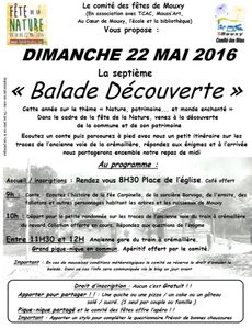 Balade Decouverte / fête de la nature