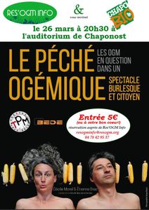 Invitation au Péché Ogémique - 26 mars à Chaponost