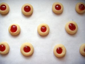 Petit four au confiture