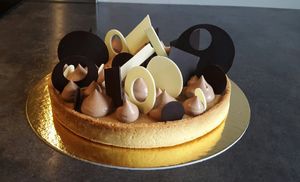 Tarte infiniment café