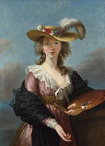 Autoportrait au chapeau de paille