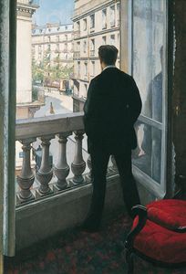 Caillebotte Jeune homme à la fenêtre