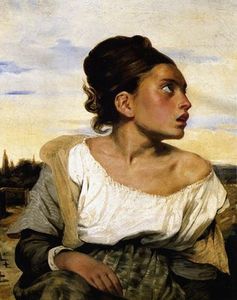 Delacroix - Orpheline au cimetière