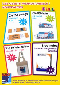 Les objets promotionnels UAICF : prix des sacs en baisse