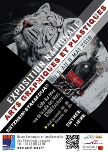 Du 5 au 8 mai 2016 : exposition nationale des arts graphiques et plastiques à Entzheim