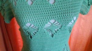 Top long à franges
