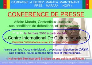 AFFAIRE MARAFA:CONFÉRENCE DE PRESSE